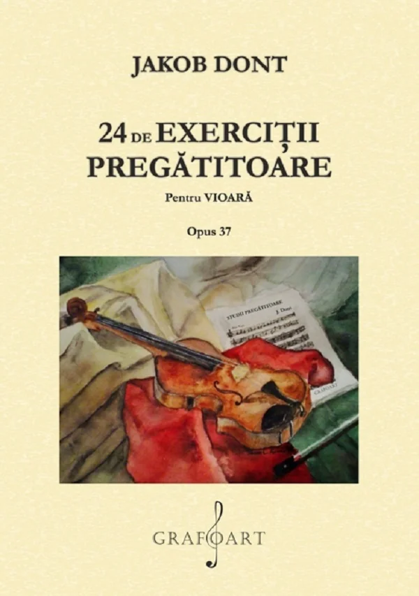 24 de exercitii pregatitoare pentru vioara. Opus 37
