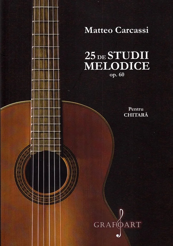 25 de studii melodice opus 60 pentru chitara
