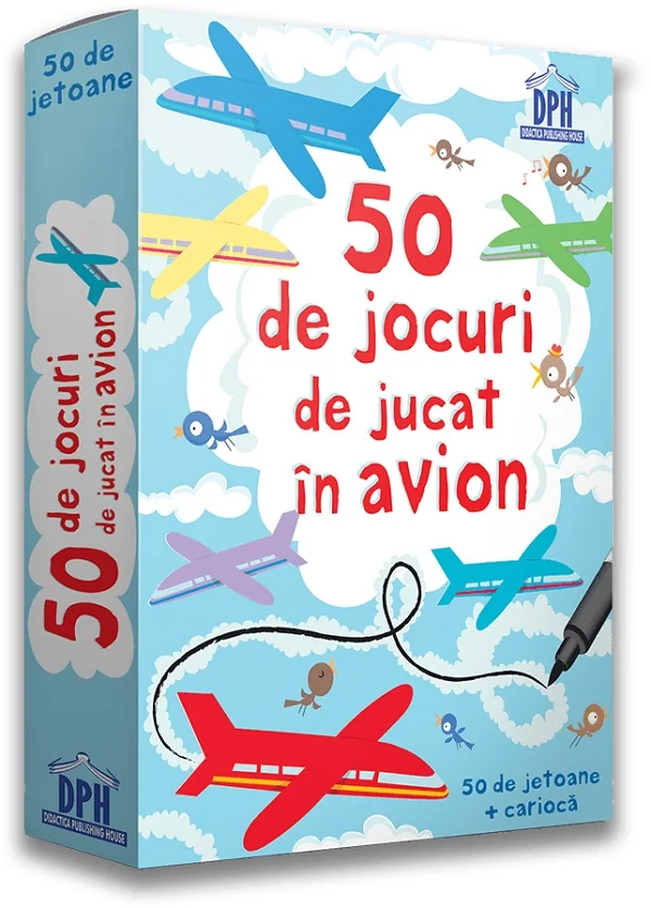50 de jocuri de jucat in avion. 50 de jetoane