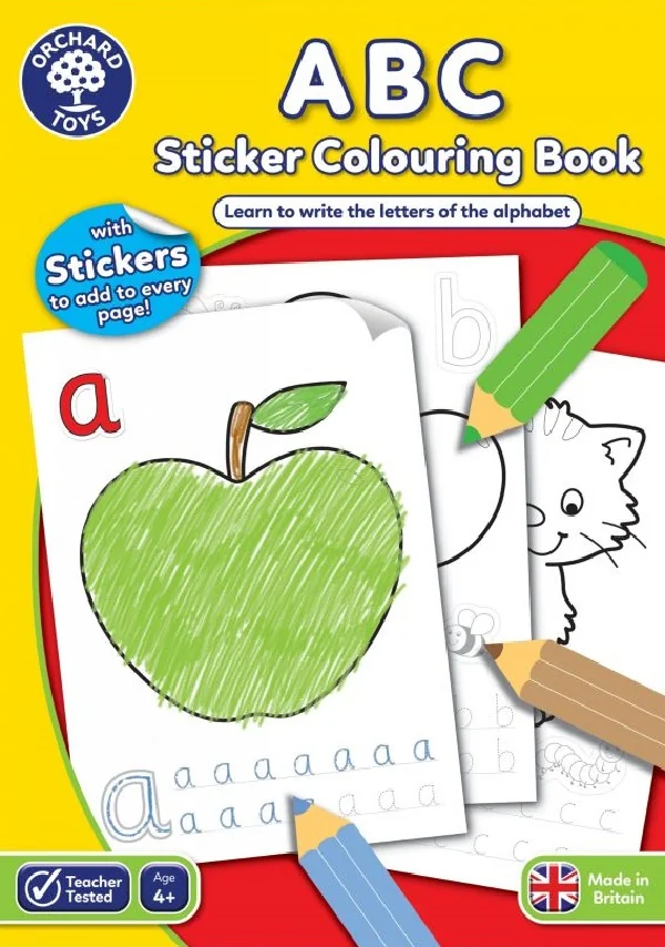 ABC. Carte de colorat cu activitati 4 ani+