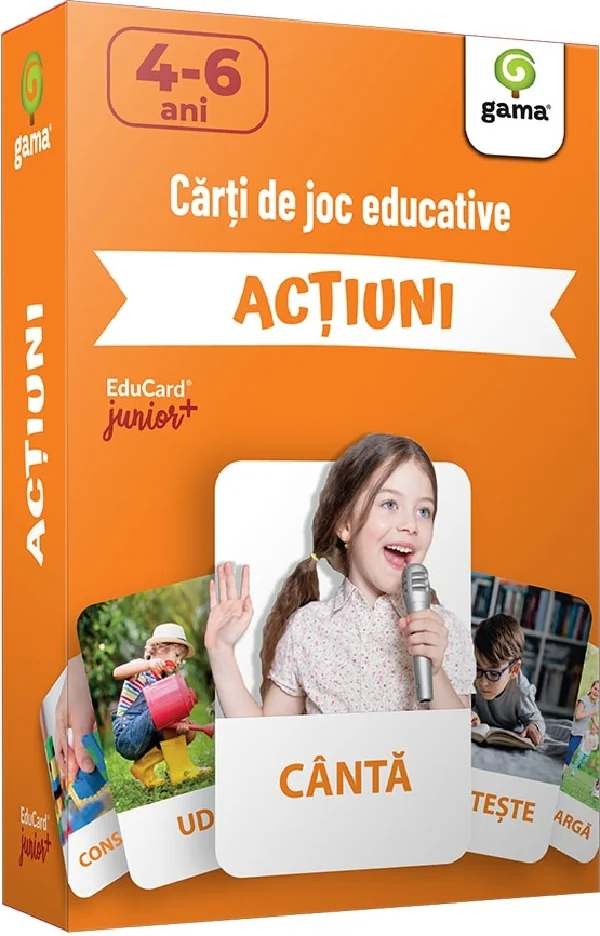 Actiuni. Carti de joc educative