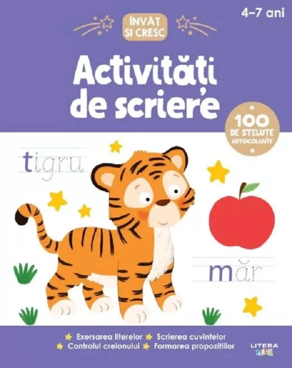 Activitati de scriere. Invat sa cresc 4-7 ani