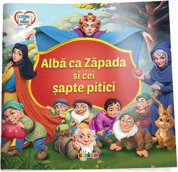 Alba ca Zapada si cei sapte pitici. Citesc cu drag