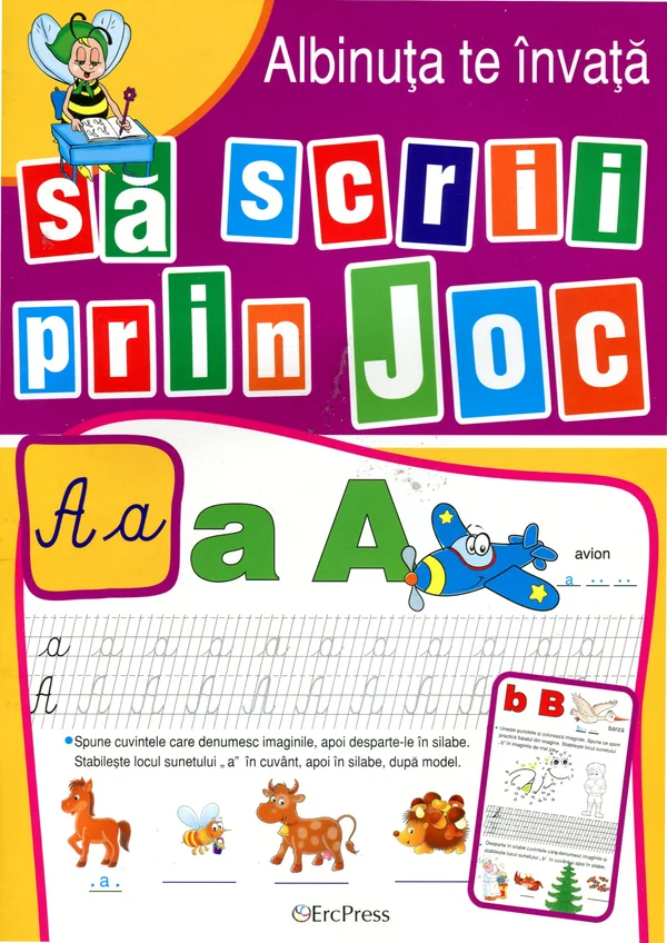 Albinuta te invata sa scrii prin joc