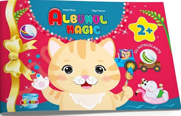 Albumul magic cu autocolante 2 ani+