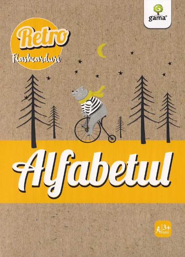 Alfabetul. Retro flashcarduri