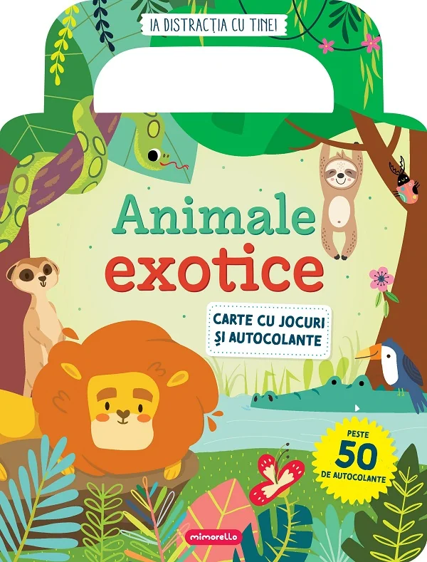 Animale exotice. Carte cu jocuri si autocolante