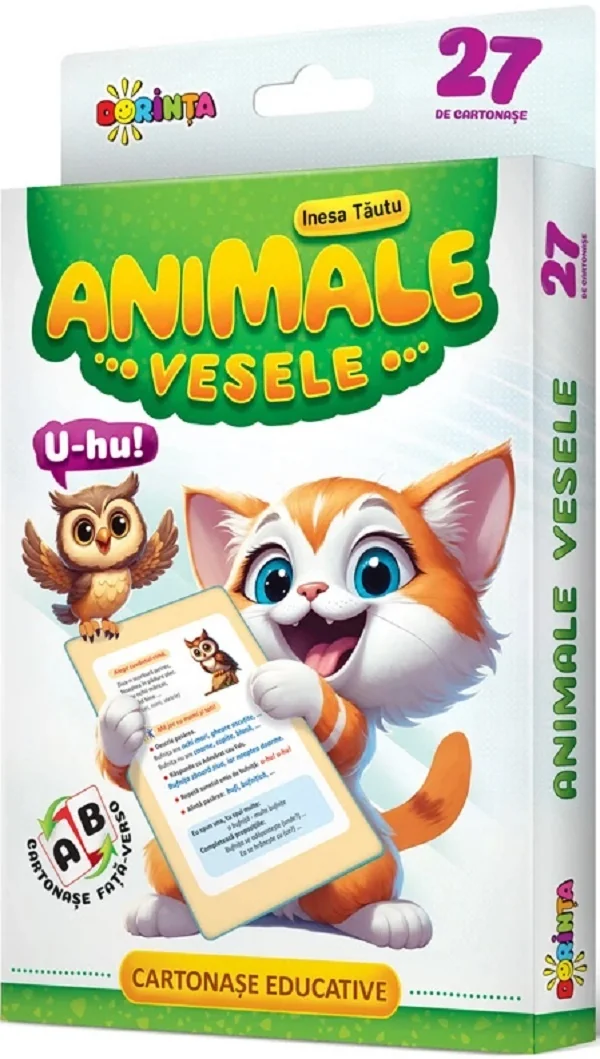Animale vesele. 27 de cartonase