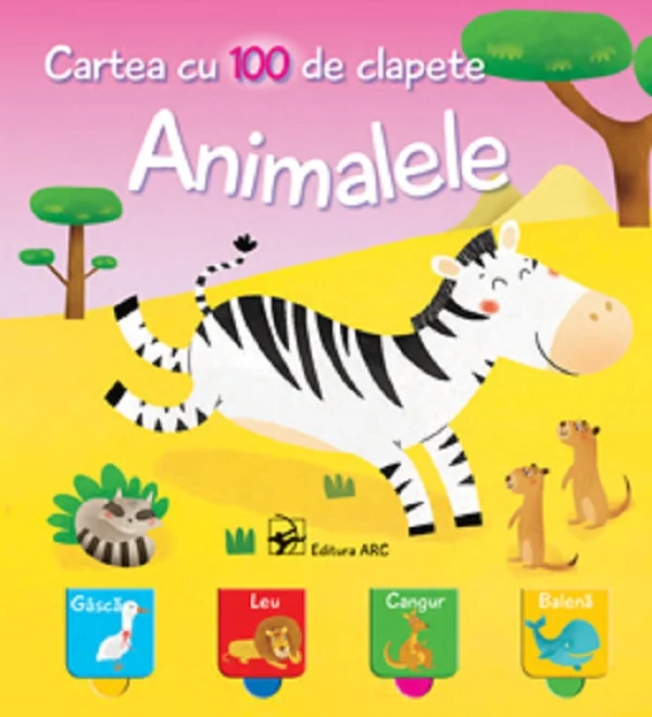 Animalele. Cartea cu 100 de clapete