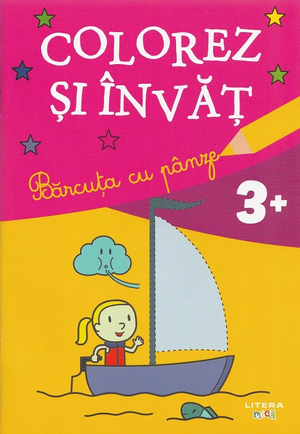 Barcuta cu panze. Colorez si invat