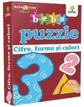 Bebe Puzzle +18 luni - Cifre, forme si culori
