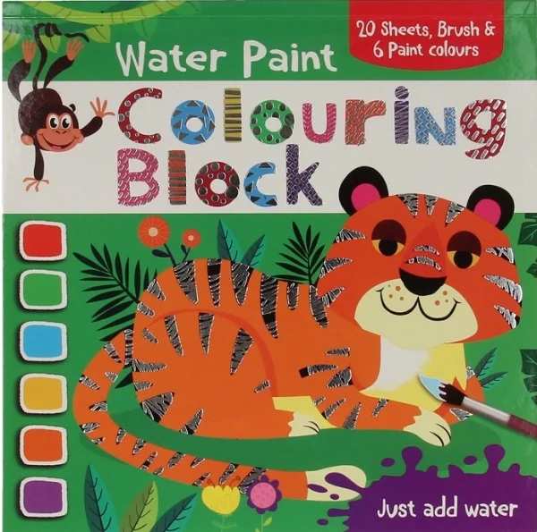 Bloc magic de colorat. Jungla