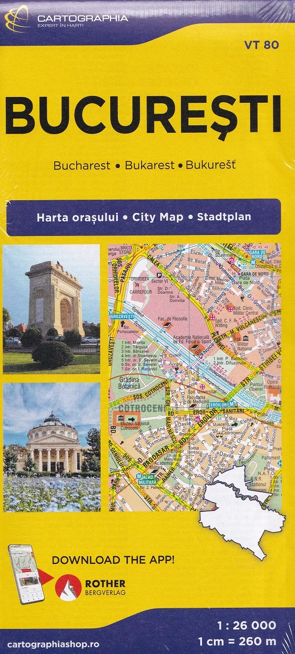 Bucuresti. Harta orasului