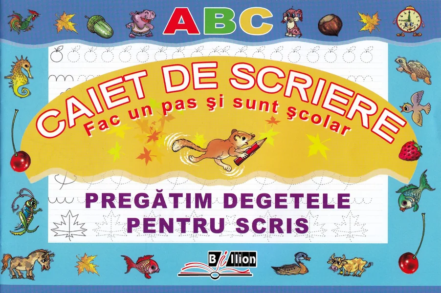 Caiet de scriere. Pregatim degetele pentru scris
