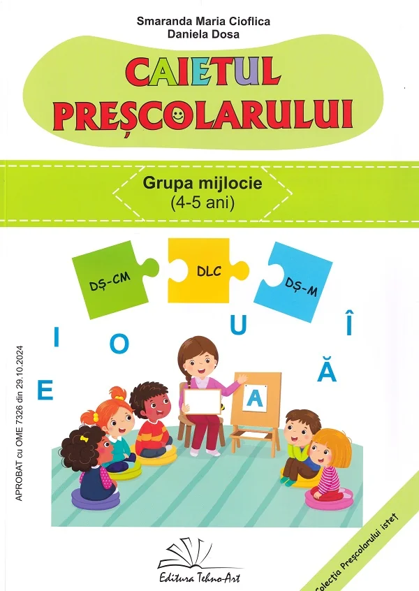 Caietul prescolarului. Grupa mijlocie