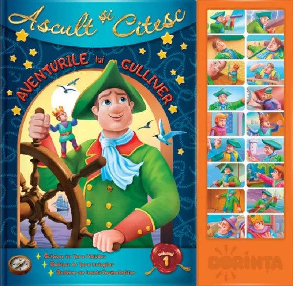 Carte cu sunete. Ascult si citesc Vol.1: Aventurile lui Gulliver