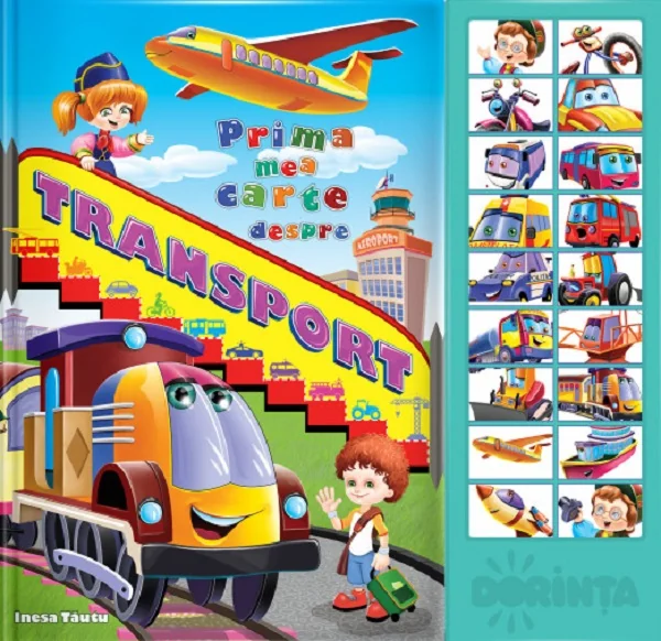 Carte cu sunete: Prima mea carte despre transport