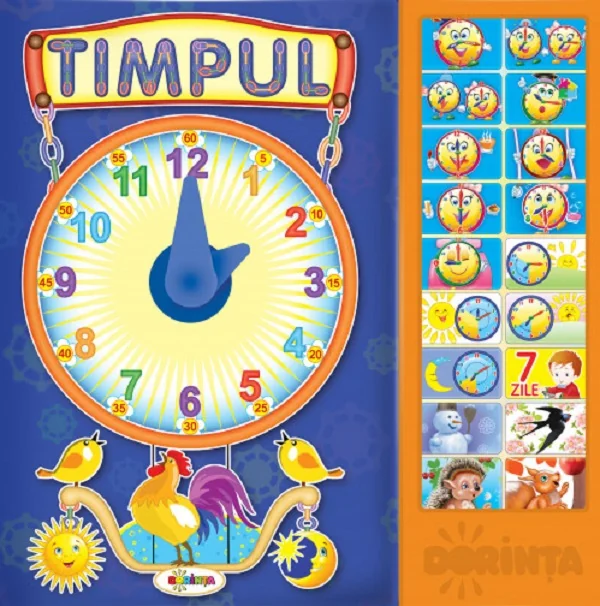 Carte cu sunete: Timpul + poezii