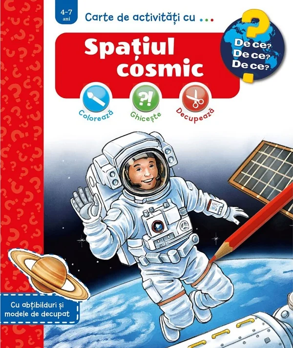 Carte de activitati cu spatiul cosmic
