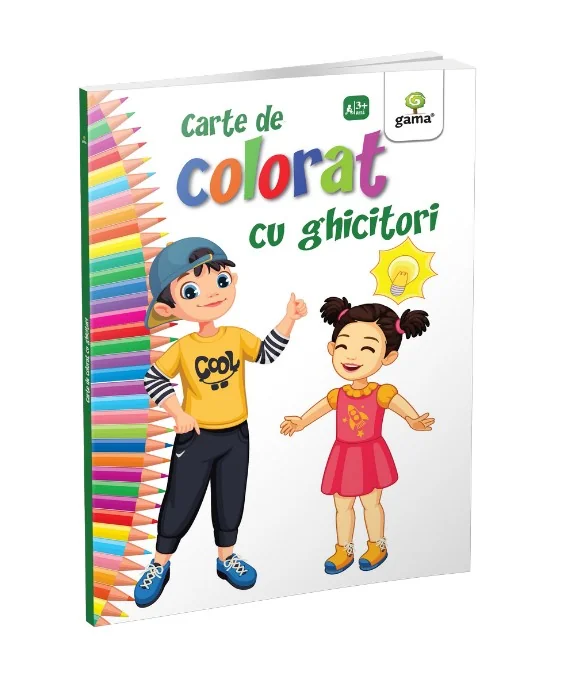 Carte de colorat cu ghicitori