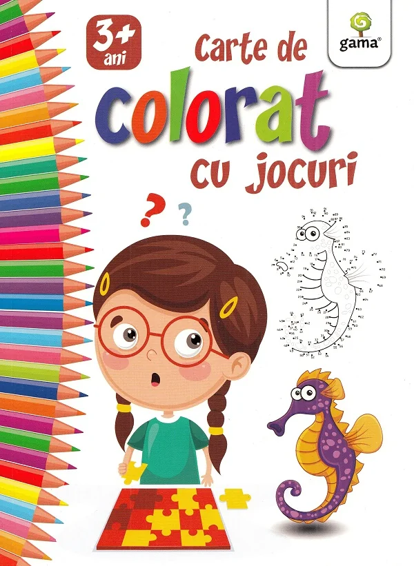 Carte de colorat cu jocuri