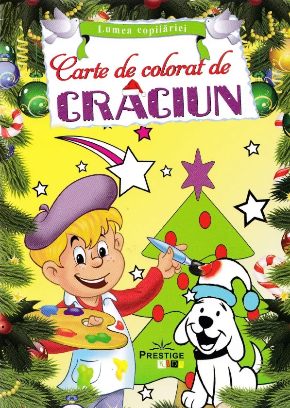 Carte de colorat de Craciun