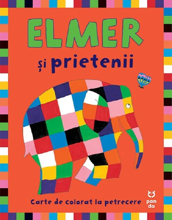 Carte de colorat la petreceri. Elmer si prietenii