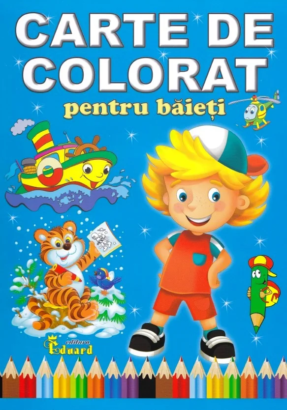Carte de colorat pentru baieti