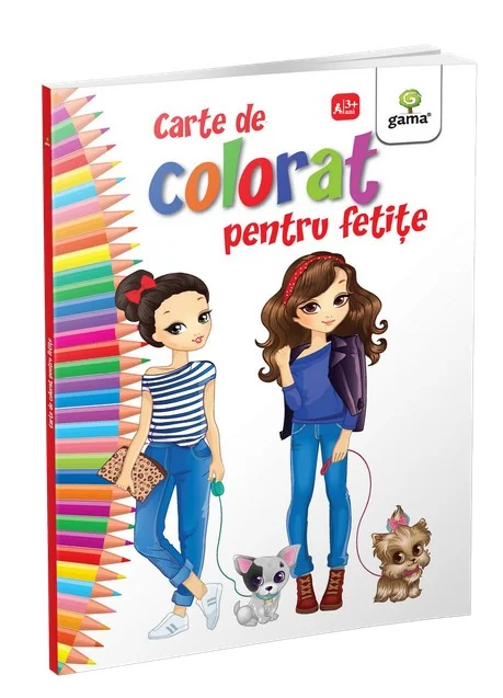 Carte de colorat pentru fetite