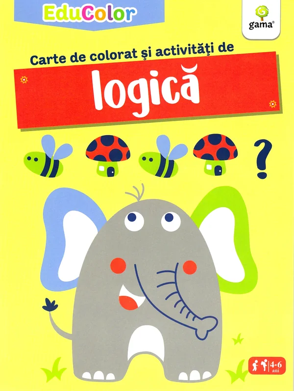 Carte de colorat si activitati de logica. EduColor