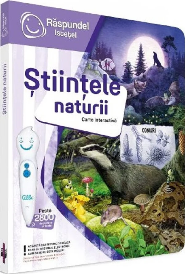 Carte interactiva: Raspundel Istetel. Stiintele naturii