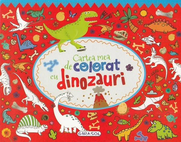Cartea mea de colorat cu dinozauri
