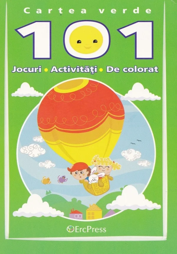 Cartea verde. 101 Jocuri, activitati de colorat