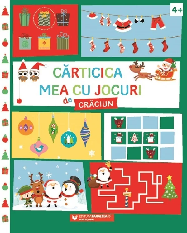Carticica mea cu jocuri de Craciun +4ani