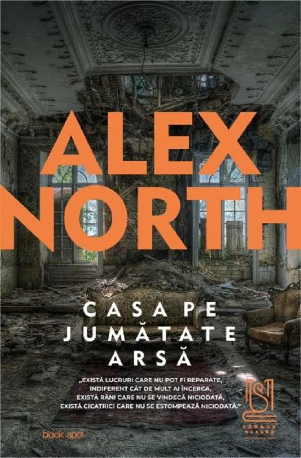 Casa pe jumatate arsa