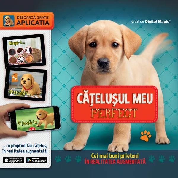 Catelusul meu perfect. Cei mai buni prieteni in Realitatea augmentata