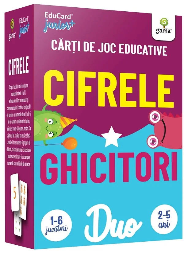 Cifrele. Ghicitori. Carti de joc educative