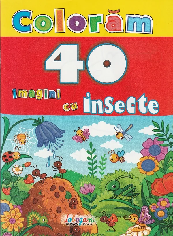 Coloram. 40 de imagini cu insecte