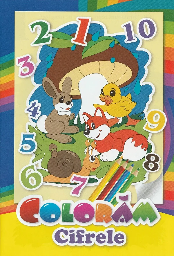 Coloram cifrele. Privim si coloram