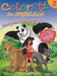 Colorati cu abtibilduri 2: Imagini din povesti