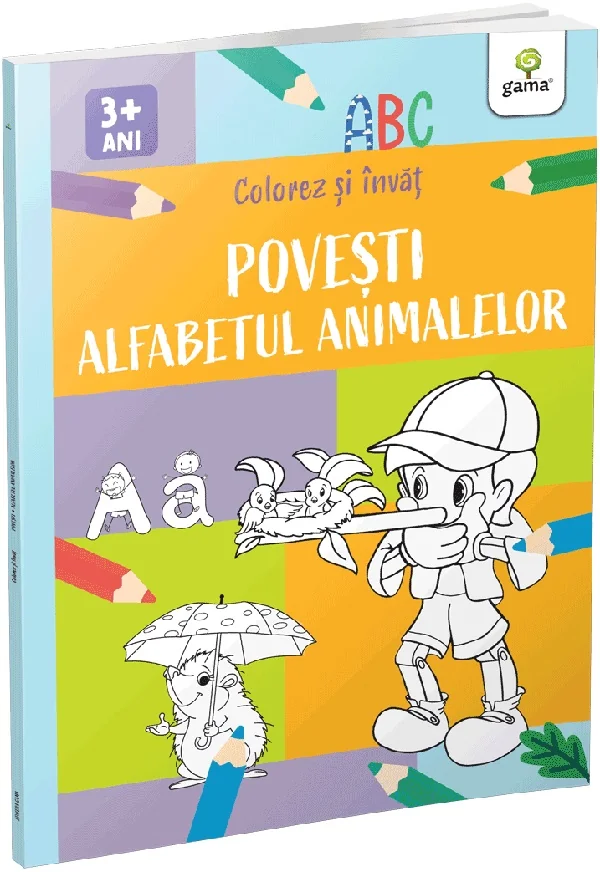 Colorez si invat. Povesti si alfabetul animalelor