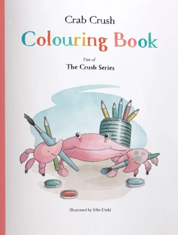 Crab Crush. Colouring Book