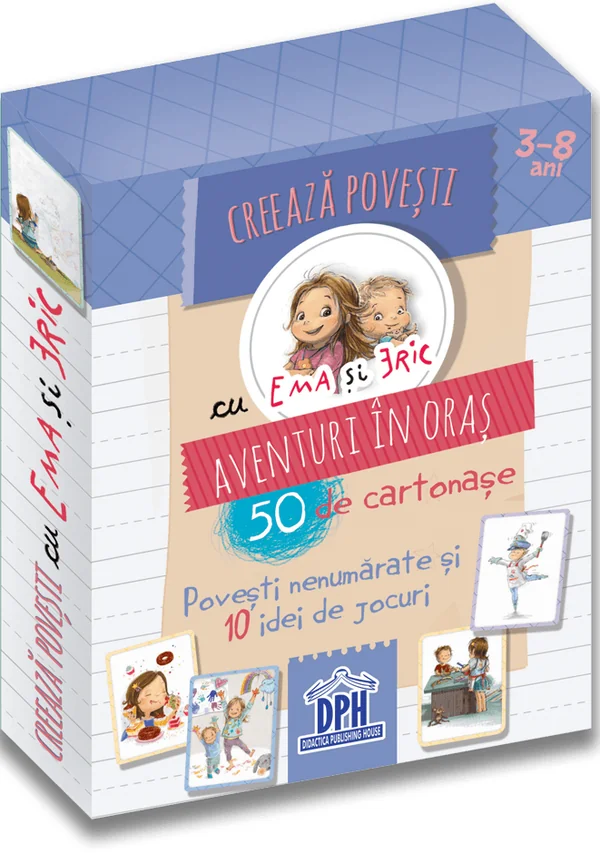 Creeaza povesti cu Ema si Eric: Aventuri in oras - Ioana Chicet-Macoveiciuc, Lavinia Trifan