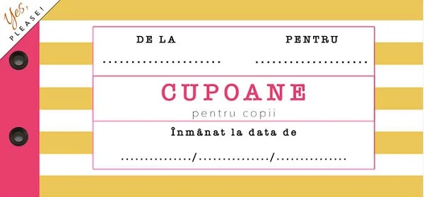 Cupoane: pentru copii
