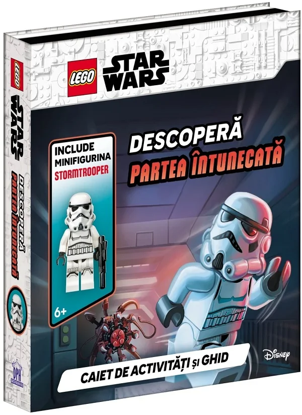 Descopera partea intunecata. Caiet de activitati si ghid + minifigurina Stormtrooper