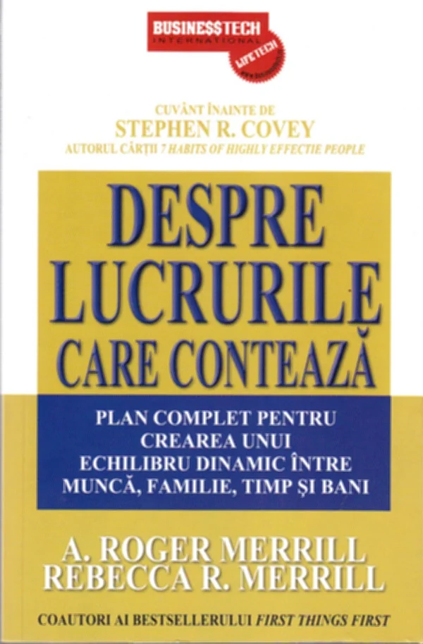 Despre lucrurile care conteaza