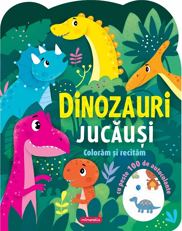 Dinozauri jucausi. Coloram si recitam