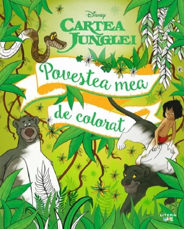 Disney: Cartea junglei. Povestea mea de colorat - Rudyard Kipling