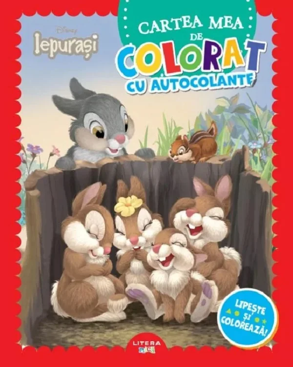 Disney: Iepurasi. Cartea mea de colorat cu autocolante