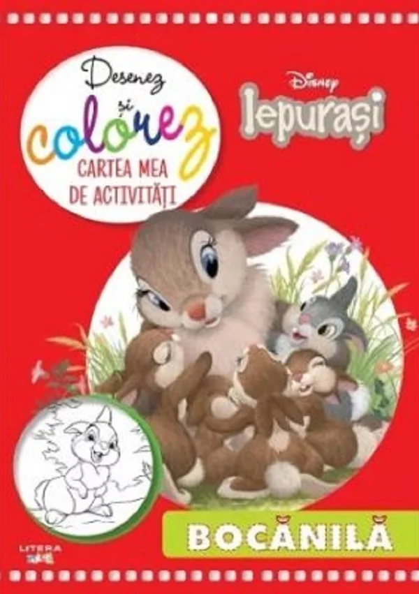Disney. Iepurasi. Desenez si colorez. Cartea mea de activitati